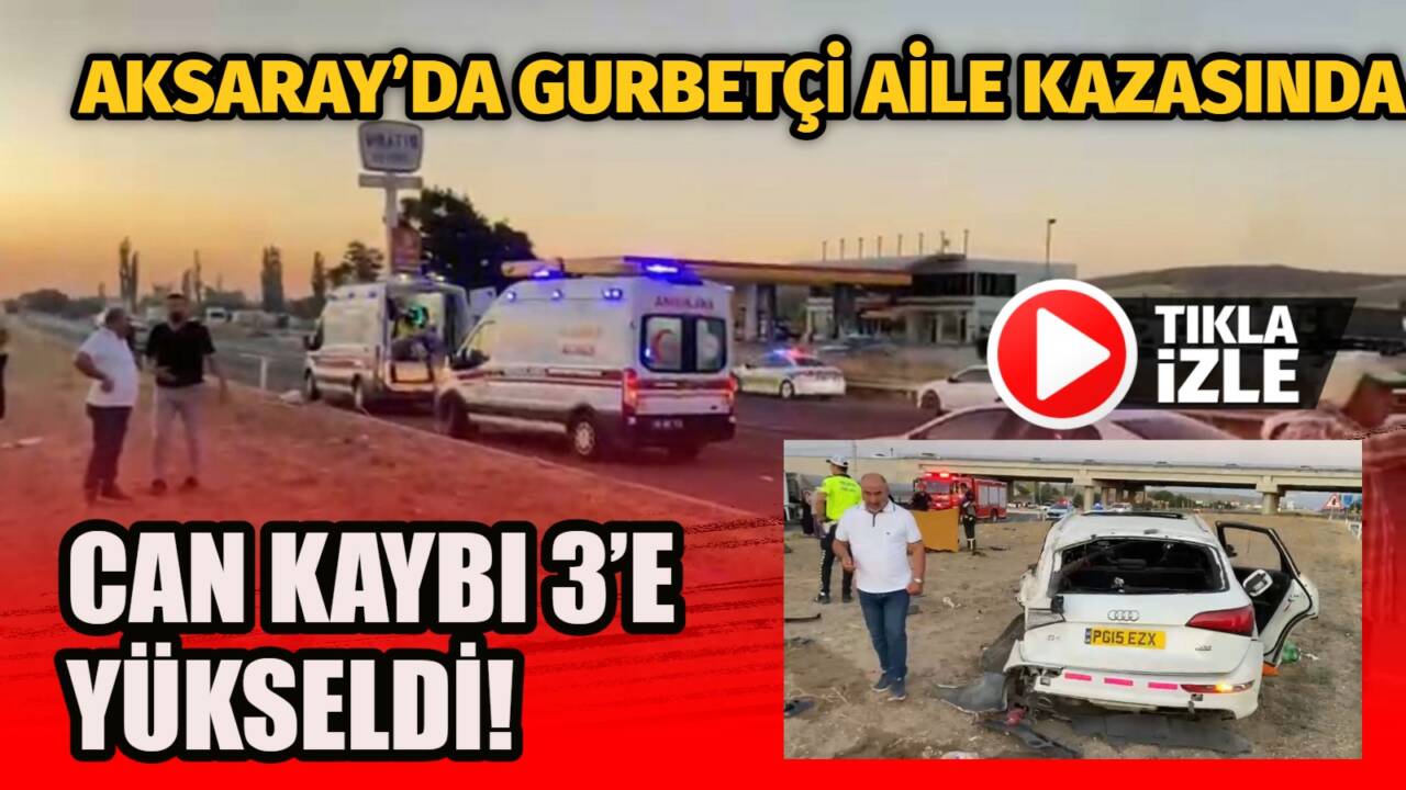Ortaköy kavşağındaki feci kazada ağır yaralanan anne ve küçük çocuk
