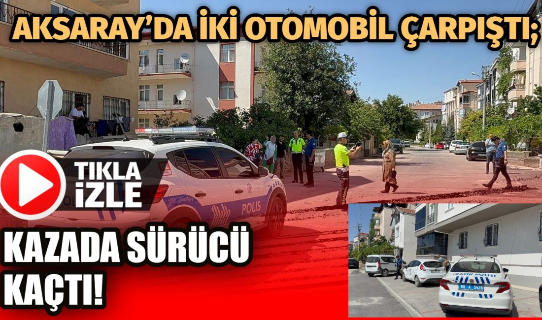 Coğlaklı Mahallesi’nde iki otomobilin çarpıştığı kazada üç kişi hafif yaralandı,