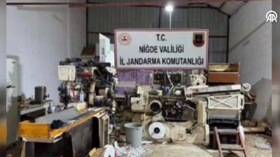 Niğde'de İl Jandarma Komutanlığı ekipleri tarafından düzenlenen operasyonda, 1 milyon