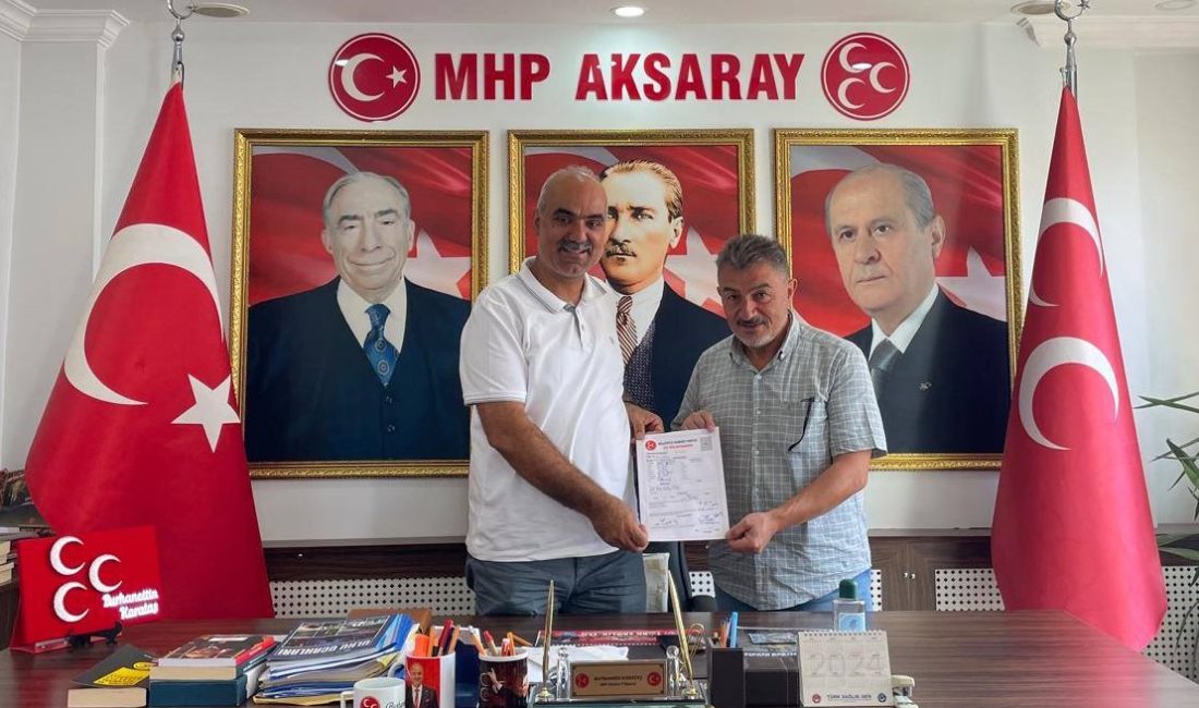 Milliyetçi Hareket Partisi (MHP) Aksaray İl Teşkilatı, yeni üyelerle güçlenmeye