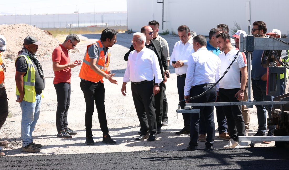 Aksaray Valisi Mehmet Ali Kumbuzoğlu, OSB 3. Genişleme Sahası’nda yürütülen