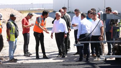 Aksaray Valisi Mehmet Ali Kumbuzoğlu, OSB 3. Genişleme Sahası’nda yürütülen