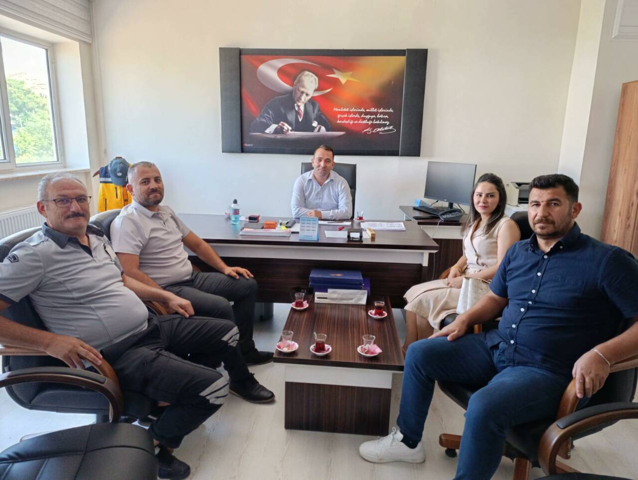 Öz Sağlık-İş Sendikası Aksaray Şube Başkanı Nizamettin Karabaş ve sendika