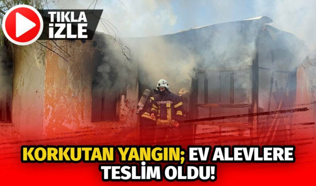 Aksaray’da bulunan metruk bir evde çıkan yangın mahallede paniğe neden