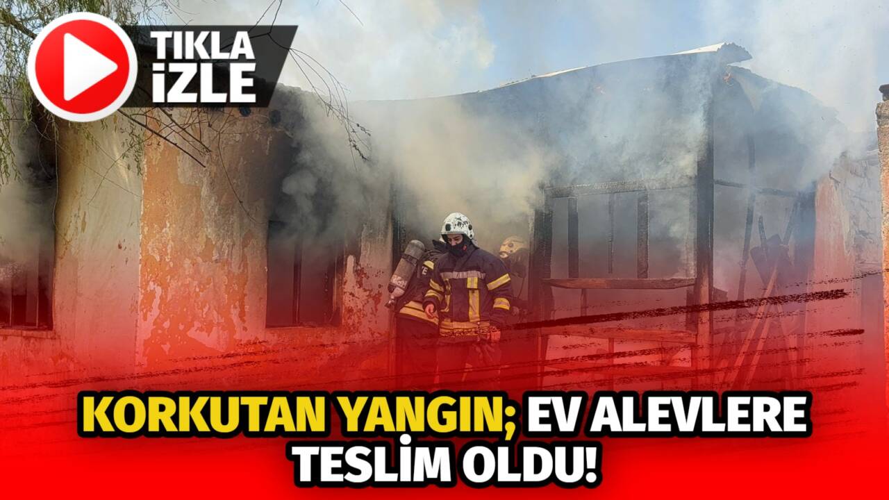 Aksaray’da bulunan metruk bir evde çıkan yangın mahallede paniğe neden