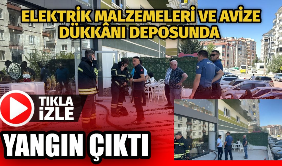 Aksaray depo yangını korku dolu anlar yaşattı. İtfaiyenin hızlı müdahalesi