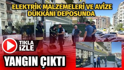 Aksaray depo yangını korku dolu anlar yaşattı. İtfaiyenin hızlı müdahalesi