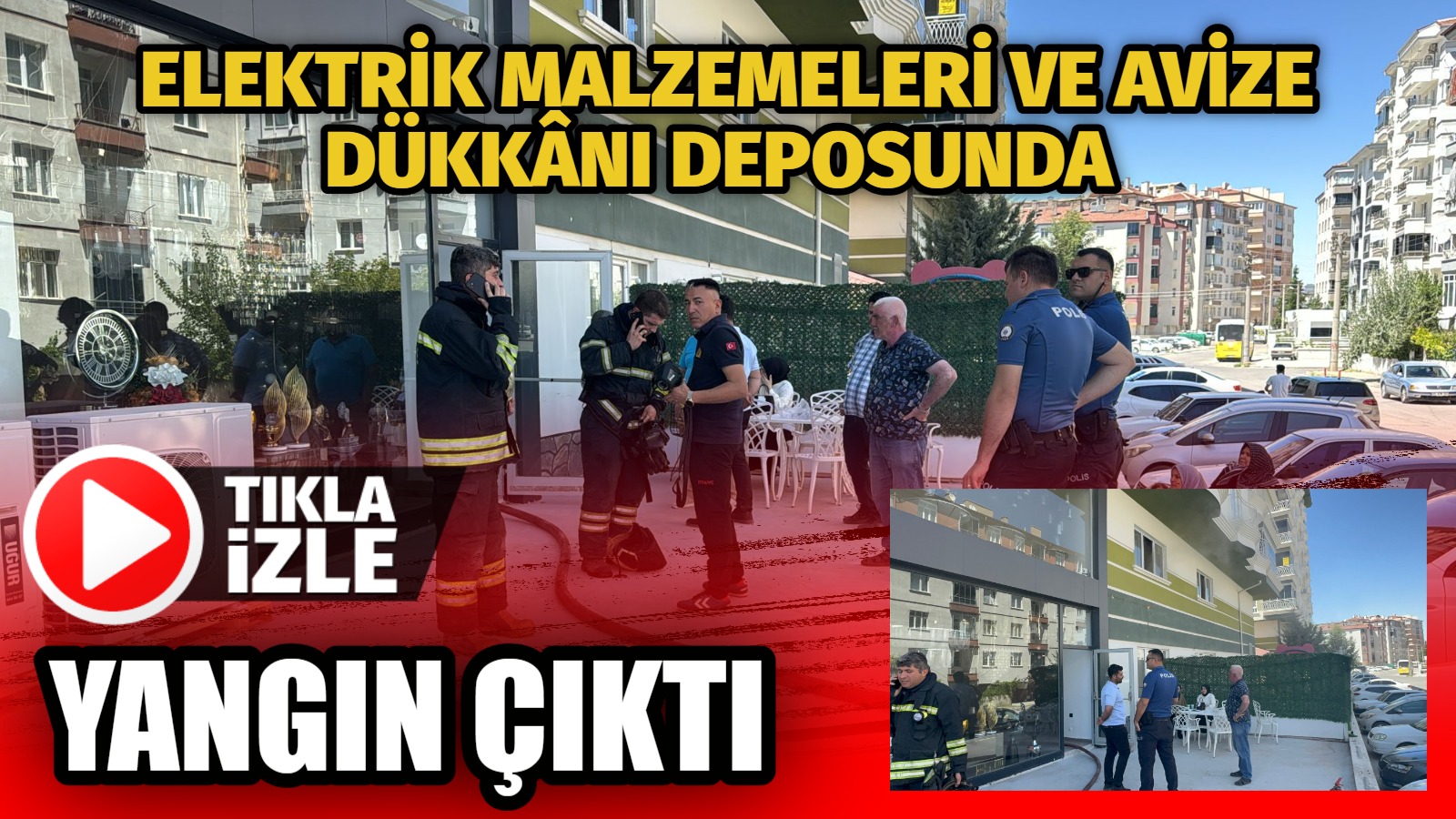 Aksaray depo yangını korku dolu anlar yaşattı. İtfaiyenin hızlı müdahalesi