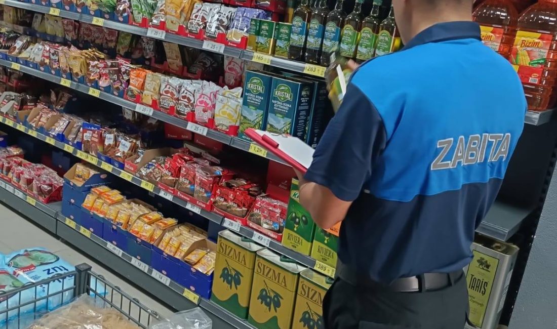 Eskil Belediyesi zabıta ekipleri, ilçedeki marketlerde sağlık ve güvenlik standartlarının