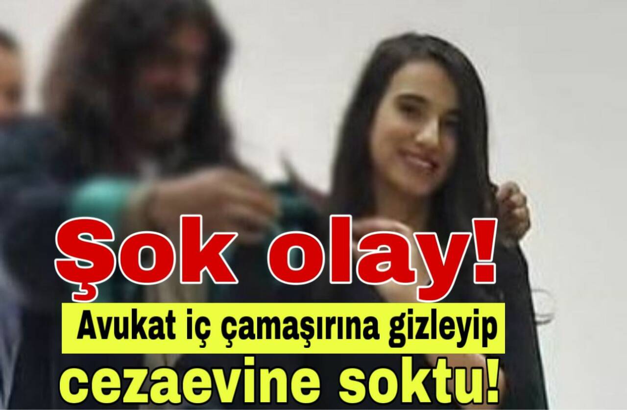 Cezaevinde iç çamaşırına gizlediği hapları vermeye çalışan avukat, güvenlik kameralarıyla
