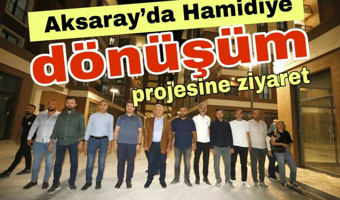 Başkan Evren Dinçer ve Vali Mehmet Ali Kumbuzoğlu, Hamidiye Kentsel