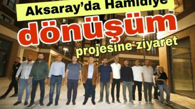 Başkan Evren Dinçer ve Vali Mehmet Ali Kumbuzoğlu, Hamidiye Kentsel