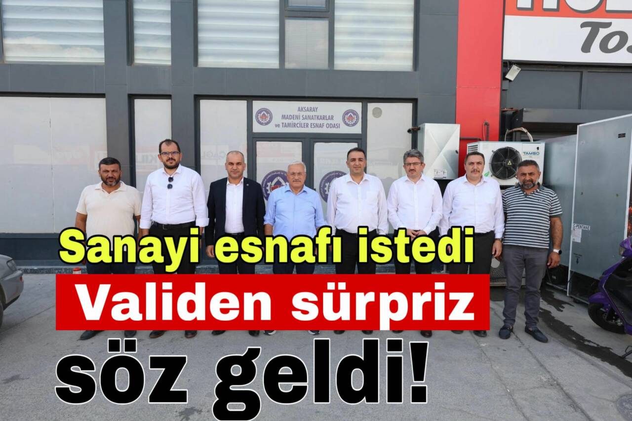 ASTİM Sanayi Sitesi’nde esnafı ziyaret eden Vali Kumbuzoğlu, 2. Etap