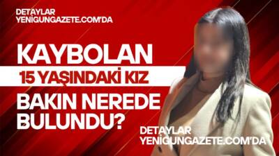 Dün akşam kaybolan 15 yaşındaki Ü.D., Nakkaş Mahallesi’ndeki parkta emniyet
