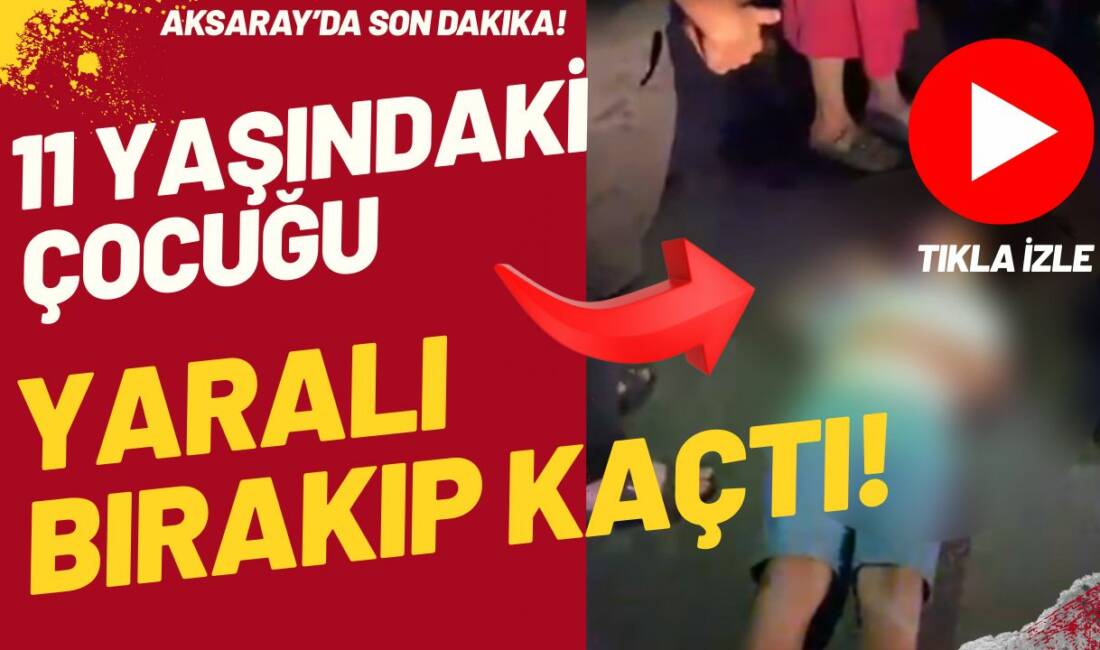 Karşıdan karşıya geçmek isteyen 11 yaşındaki çocuk otomobilin çarpmasıyla yaralandı.