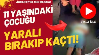 Karşıdan karşıya geçmek isteyen 11 yaşındaki çocuk otomobilin çarpmasıyla yaralandı.