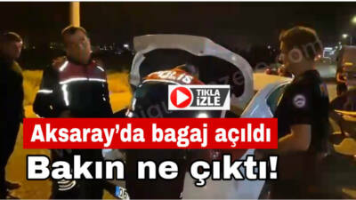 Tacin Mahallesi’nde şüphe üzerine durdurulan aracın bagajında av tüfeği ele