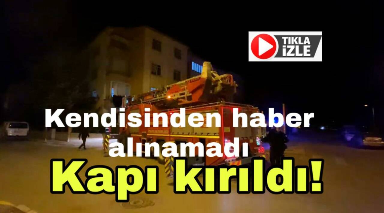 Aksaray’da evinde uyuyakalan kadın için ihbar üzerine harekete geçen ekipler,