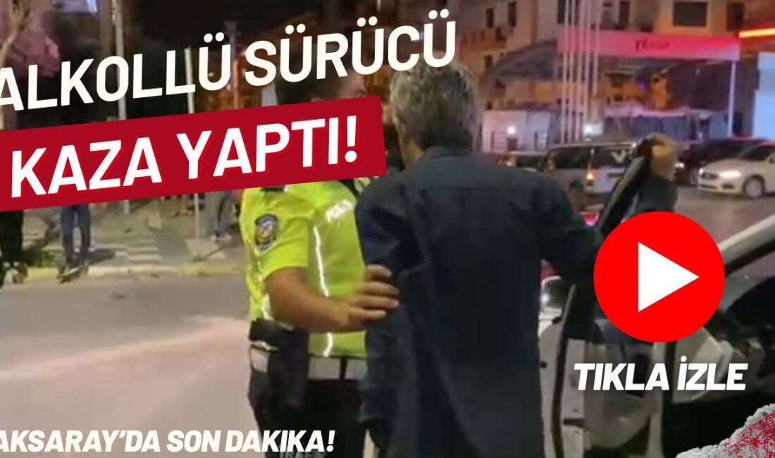 Cumhuriyet Bulvarı’nda 2.83 promil alkollü çıkan sürücü, orta refüje çıktı.