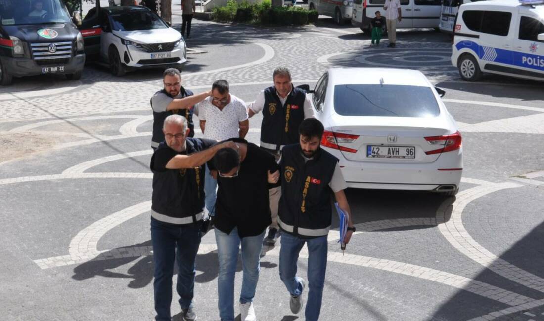 Konya'nın Akşehir ilçesinde İlçe Emniyet Müdürlüğü ekipleri tarafından düzenlenen operasyonda