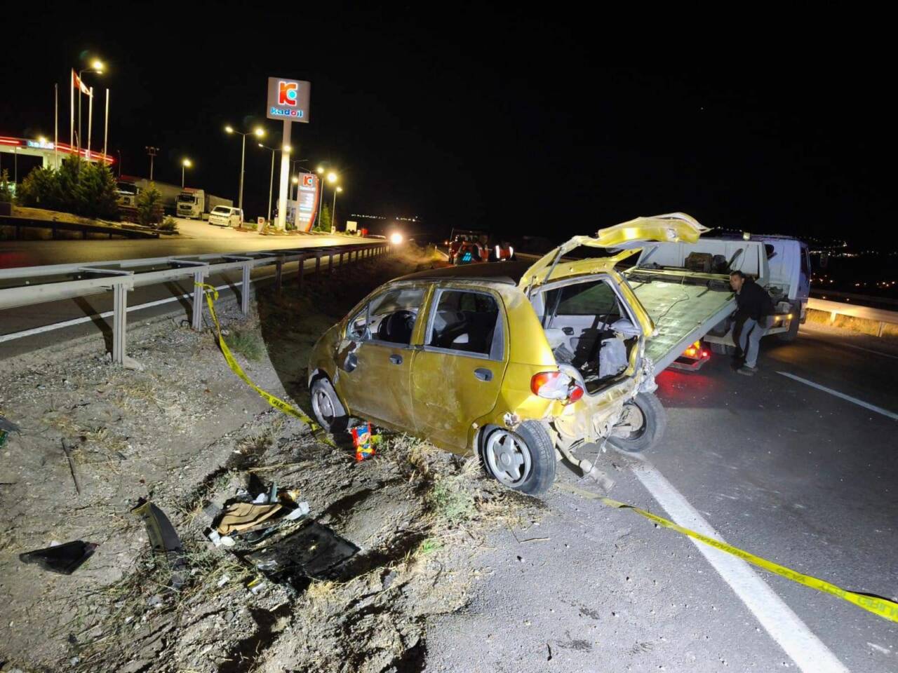 Kırıkkale'de yaşanan olayda otomobil devrildi. Devrilme sonucunda 1 kişi hayatını