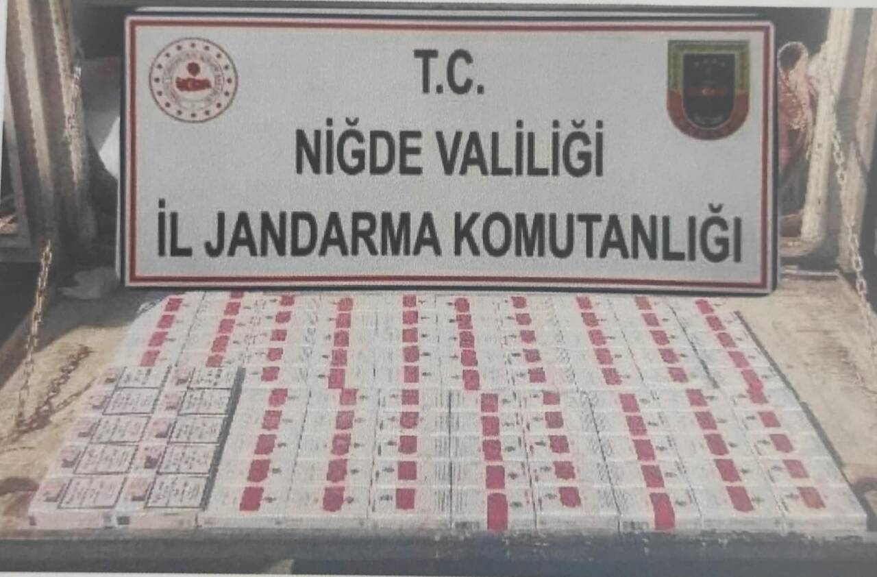 Niğde'de, İl Jandarma Komutanlığı tarafından düzenlenen kaçakçılık operasyonlarında 3 şüpheli