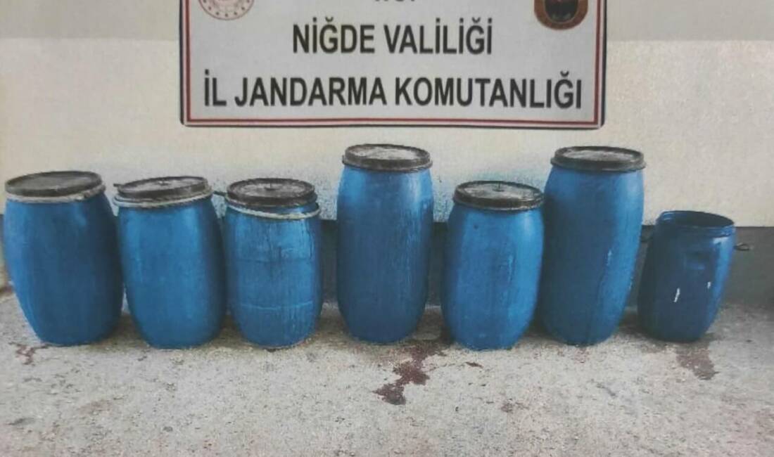 Niğde'nin Bor ilçesinde, İl Jandarma Komutanlığı ekipleri tarafından düzenlenen operasyonda