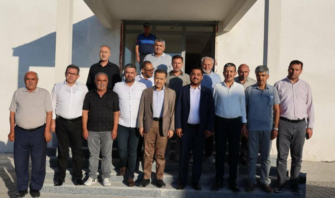 AK Parti Aksaray Milletvekili Cengiz Aydoğdu, İl Başkanı Hamza Aktürk,
