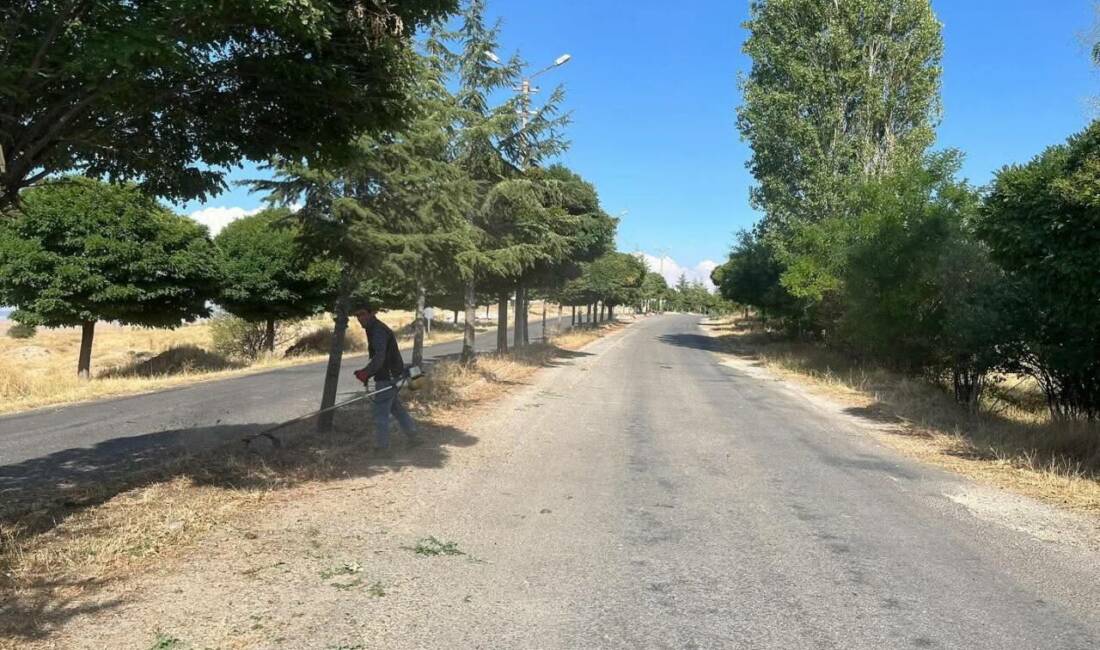 Ağaçören Belediyesi, çevre temizliği ve düzenleme çalışmalarını sürdürüyor. Belediye ekipleri,