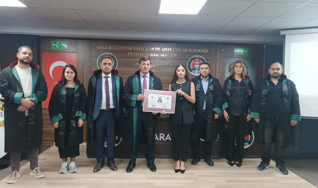 Aksaray Barosunda genç avukatların mesleğe ilk adımları için anlamlı bir