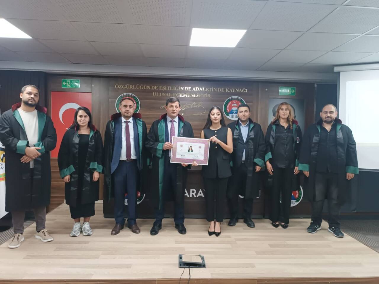 Aksaray Barosunda genç avukatların mesleğe ilk adımları için anlamlı bir