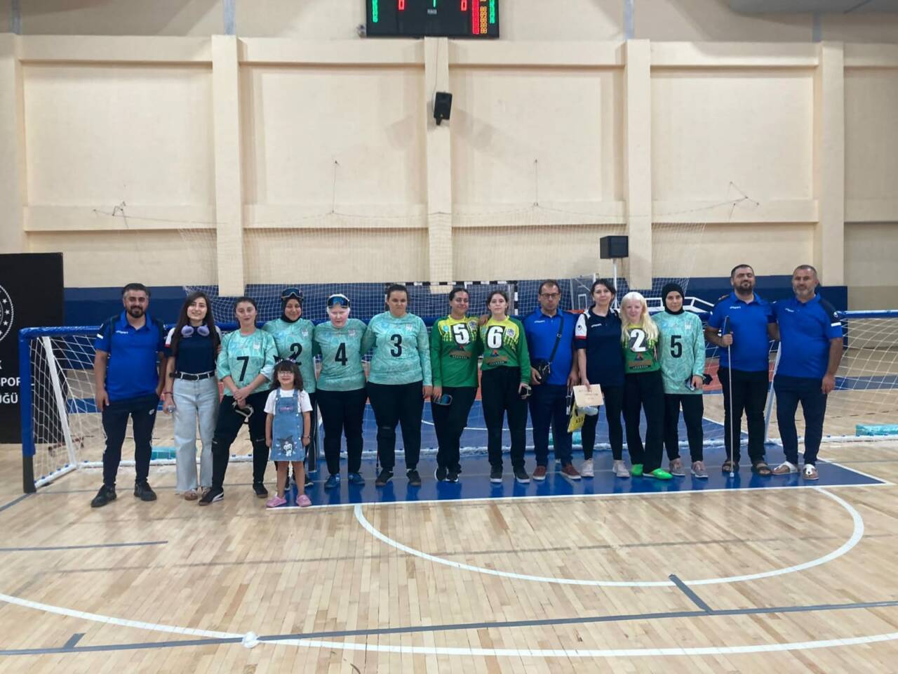 Aksaray Görme Engelliler Spor Kulübü Kadın Goallball takımları, Bilecik’te gerçekleştirilen
