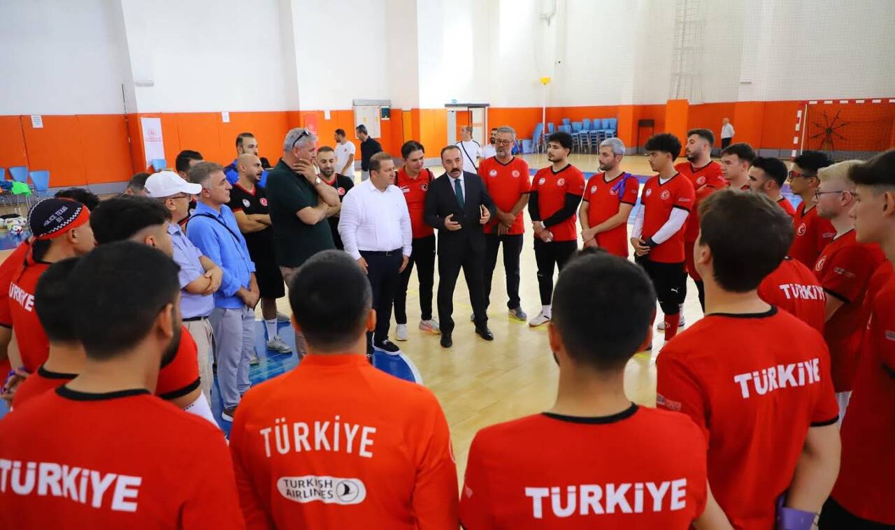 Aksaray'da yaşanan goalball 2. ve 3. lig final heyecanının ardından