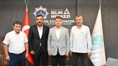 Aksaray Belediye Başkanı Dr. Evren Dinçer’i Aksaray Dernekler Federasyonu Kurucu
