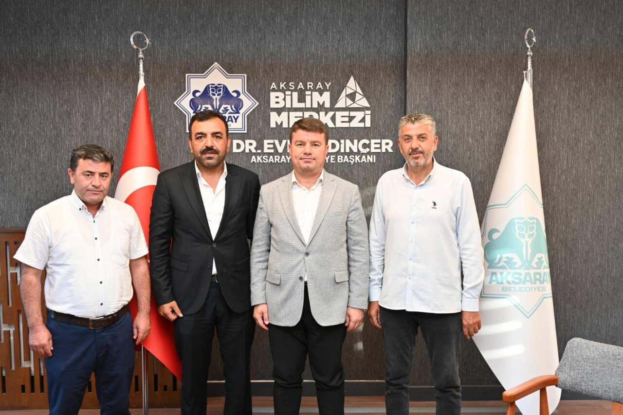 Aksaray Belediye Başkanı Dr. Evren Dinçer’i Aksaray Dernekler Federasyonu Kurucu