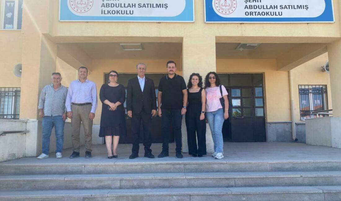 Eğitim-Bir-Sen Aksaray Şube Başkanı Murat Görmez, okul ziyaretleri kapsamında Gülağaç