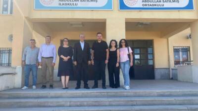 Eğitim-Bir-Sen Aksaray Şube Başkanı Murat Görmez, okul ziyaretleri kapsamında Gülağaç