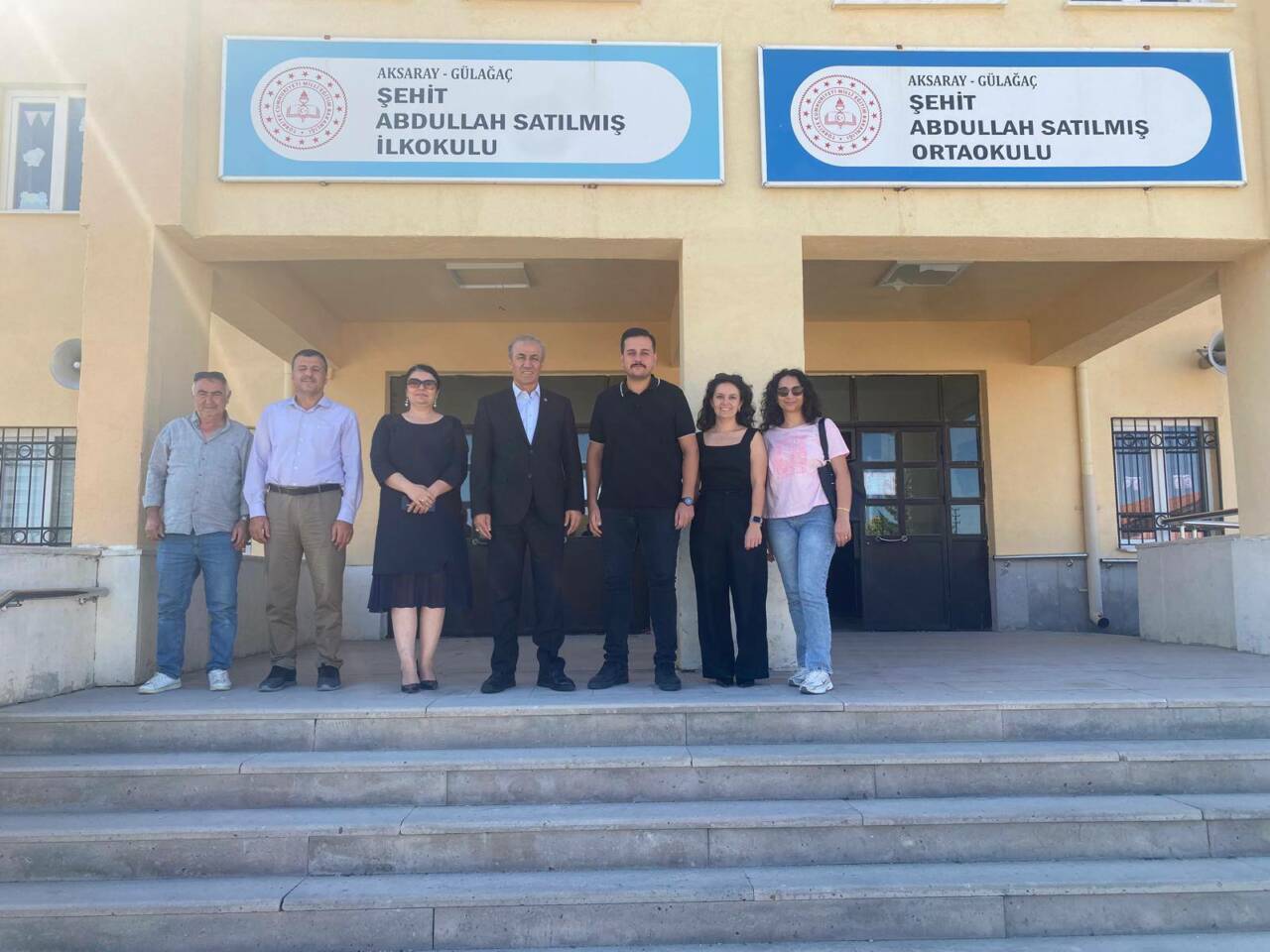 Eğitim-Bir-Sen Aksaray Şube Başkanı Murat Görmez, okul ziyaretleri kapsamında Gülağaç