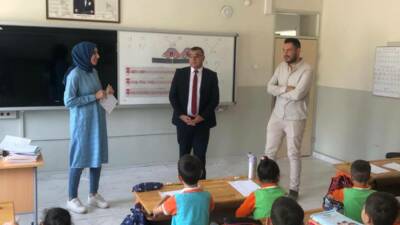 Eskil İlçe Milli Eğitim Müdürü İbrahim Kılıçer, Şube Müdürü Hasan