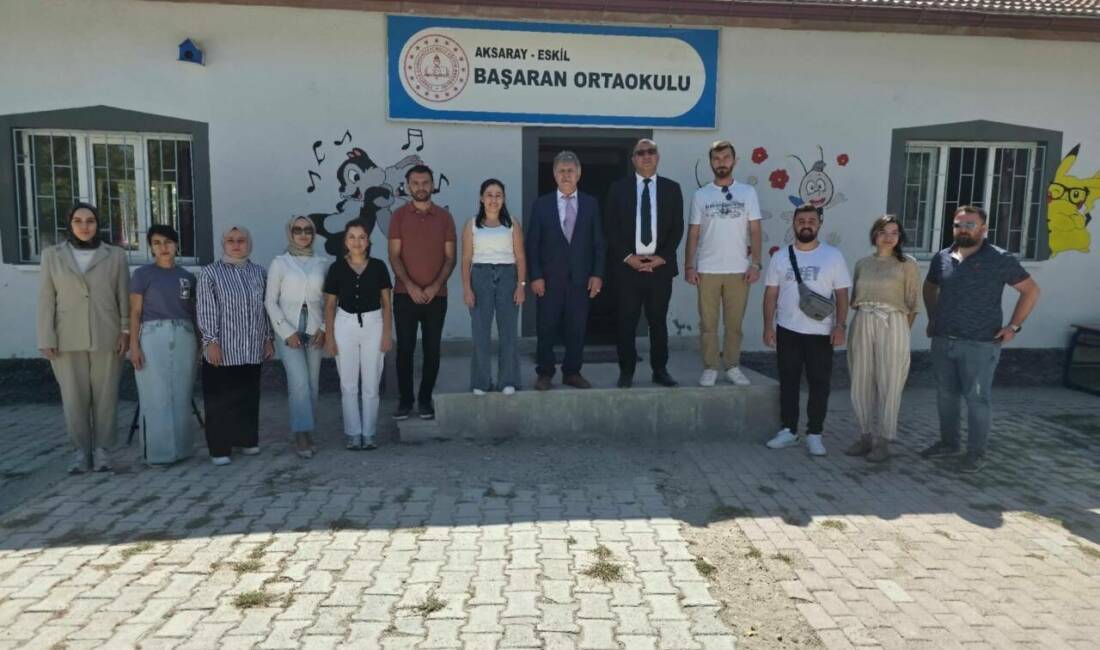 Eskil İlçe Milli Eğitim Müdürü İbrahim Kılıçer ve Şube Müdürü