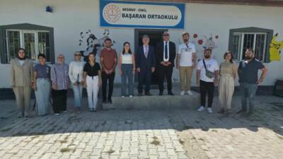 Eskil İlçe Milli Eğitim Müdürü İbrahim Kılıçer ve Şube Müdürü