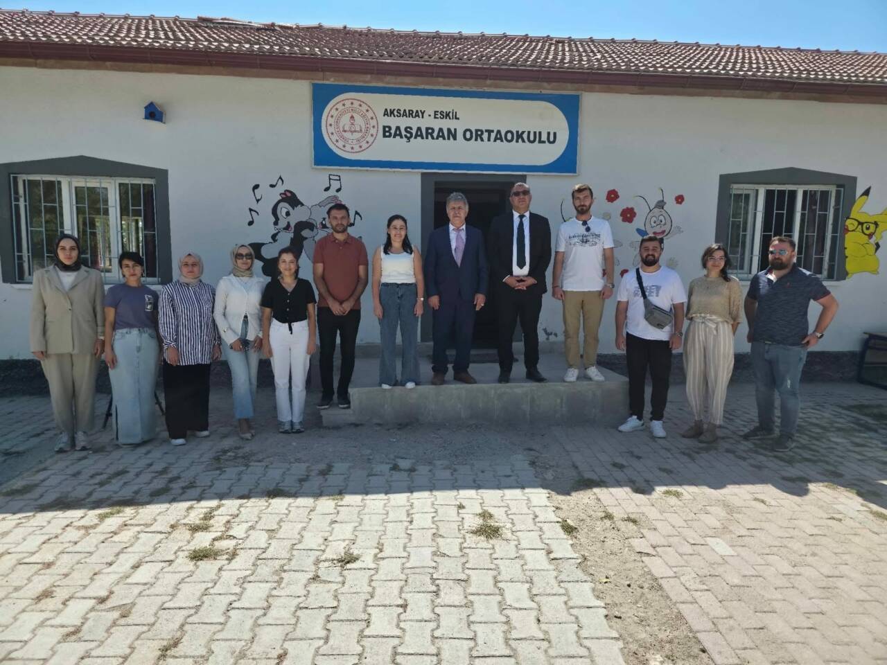 Eskil İlçe Milli Eğitim Müdürü İbrahim Kılıçer ve Şube Müdürü
