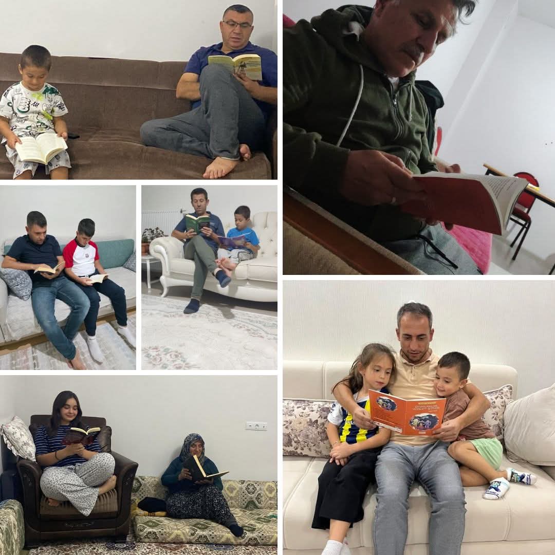 Eskil’de yeni eğitim öğretim yılıyla birlikte, ailelerin çocuklarla birlikte okuma