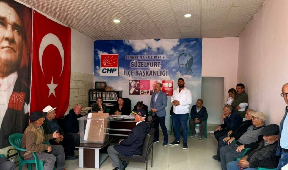 Cumhuriyet Halk Partisi'nin Güzelyurt İlçe Başkanlığı seçimleri gerçekleşti. Partililerin yoğun