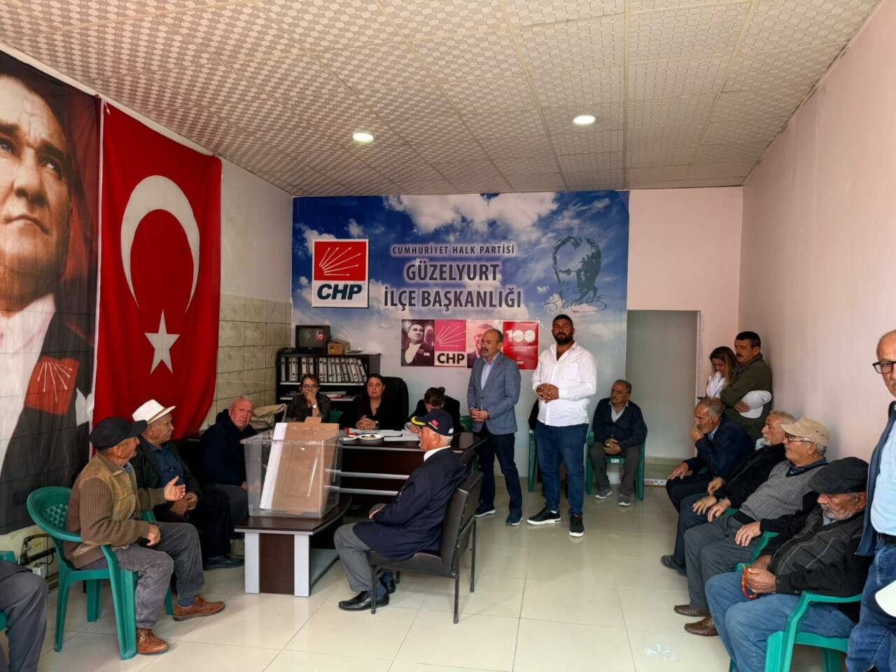 Cumhuriyet Halk Partisi'nin Güzelyurt İlçe Başkanlığı seçimleri gerçekleşti. Partililerin yoğun