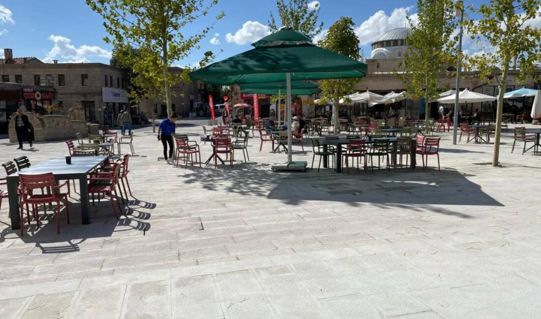 Güzelyurt ilçe merkezinde yer alan ve belediye tarafından yeniden düzenlenen