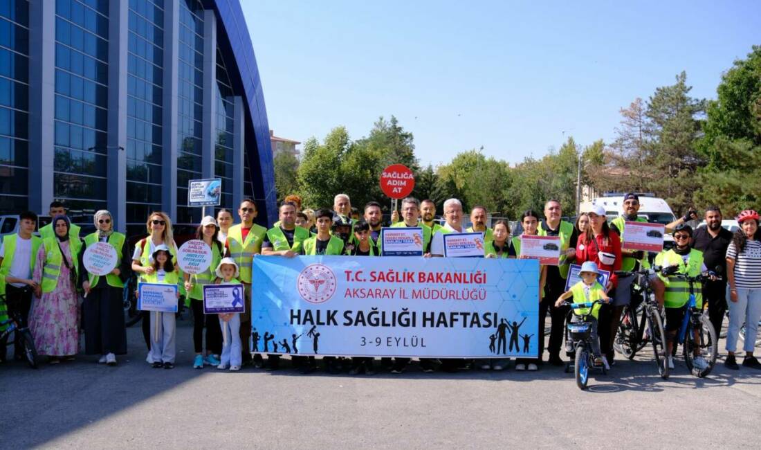 3-9 Eylül Halk Sağlığı Haftası kapsamında toplum sağlığını korumak ve