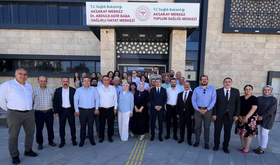 Aksaray’da 3-9 Eylül Halk Sağlığı Haftası dolayısıyla “Sağlıklı Hayat Merkezleri