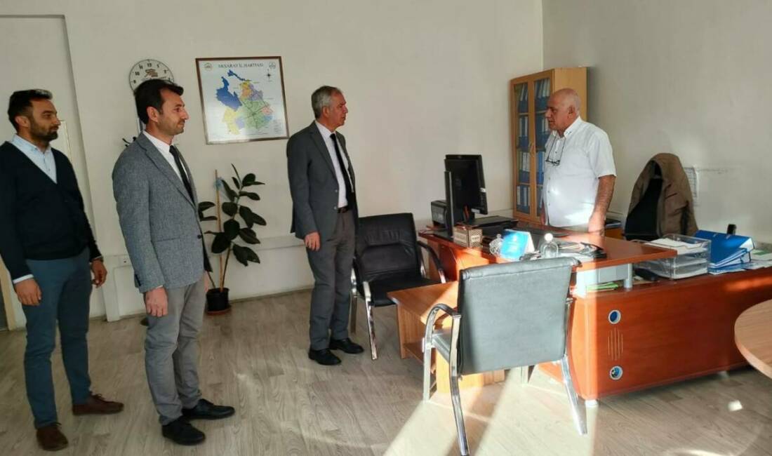 İl Müdürü Alpaslan, Ortaköy İlçe Müdürlüğünde incelemelerde bulundu Aksaray İl Milli Eğitim Müdürü Metin Alpaslan, Ortaköy İlçe Milli