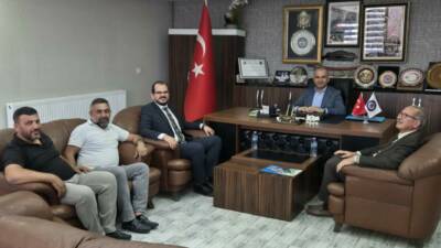 Aksaray Ticaret İl Müdürü Ünal Aksoy ve Müdür Yardımcısı Ramazan